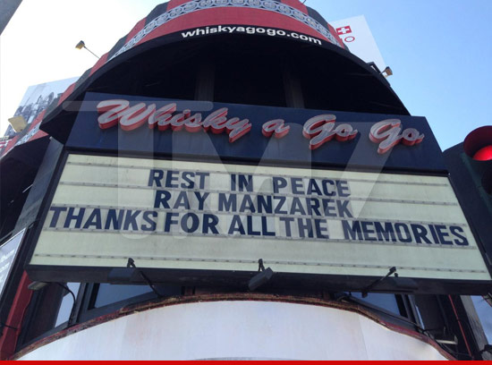  "Whisky a Go Go", tributo a Manzarek